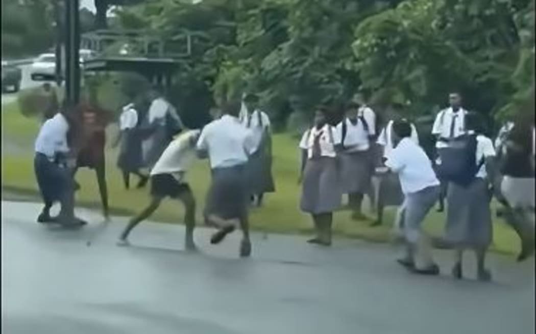 Fiji Student Brawl Suva
